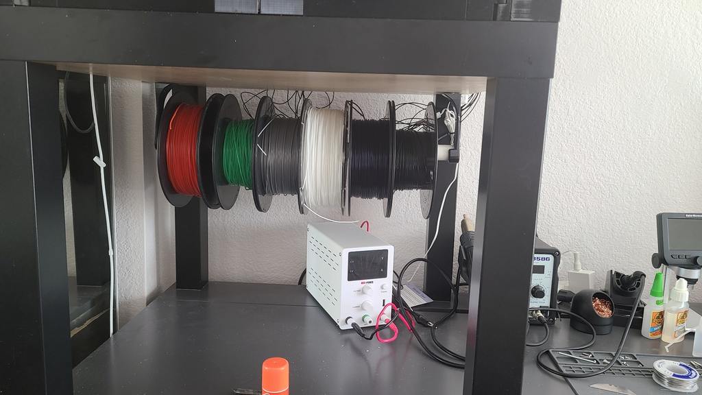 Filament Spool Storage Rack (for 3/4" PVC)