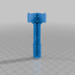 3" cube free-standing support 3D model