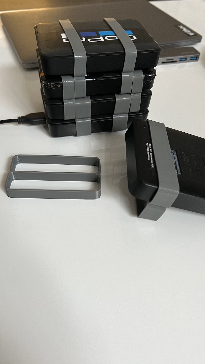 TPU Stack Sponge Loop for WD Elements Portable external Harddrive