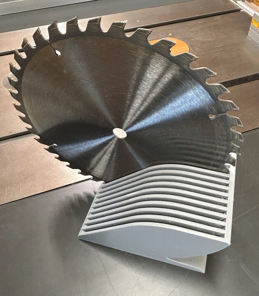 Holder for 10" Table Saw Blades