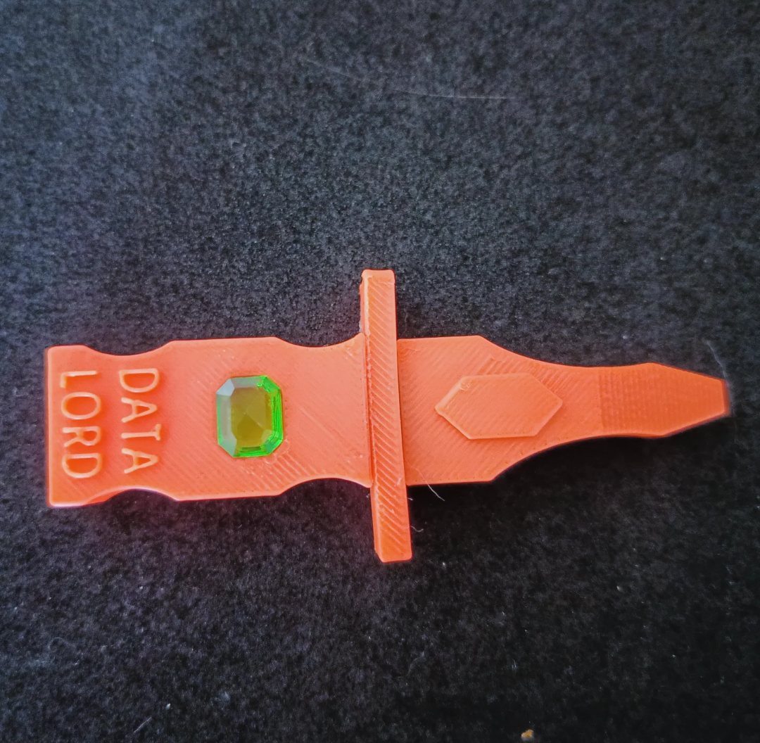 Case for a USB drive, with the shape of a magic sword