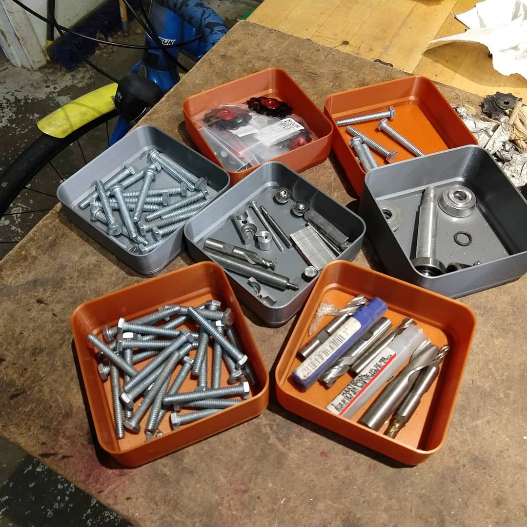 Small stackable  parts bins