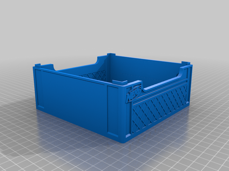 Stackable crate for Nerf elite darts