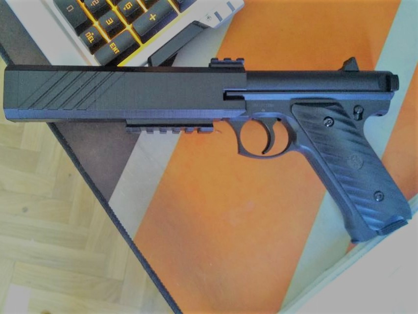 RUGER MK2 OSPREY SILENCER RAIL VERSION