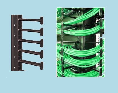 5U Vertical Cable Manager for 19" Rack