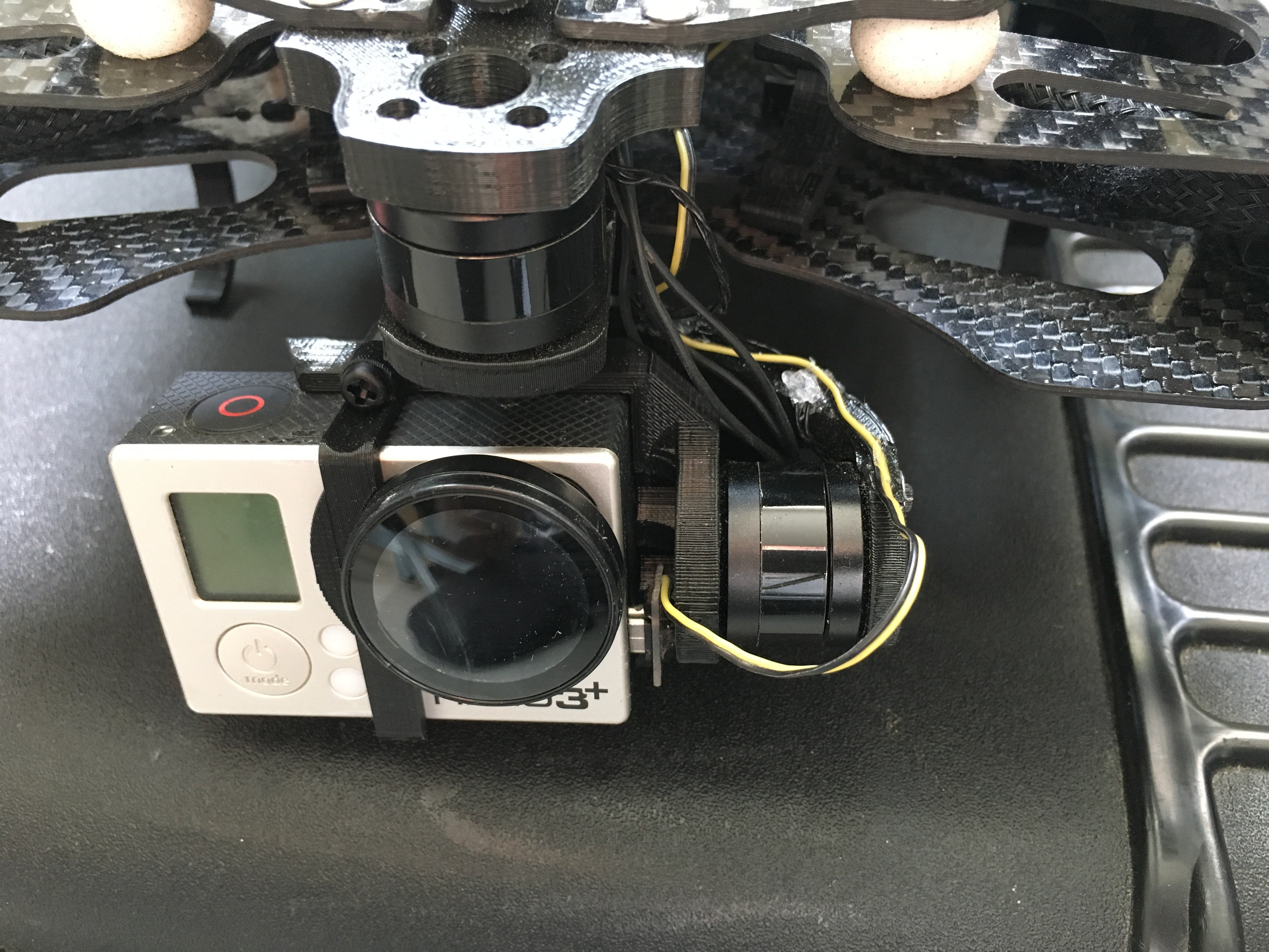 Black Snapper 3D-Gimbal for GoPro Hero3+