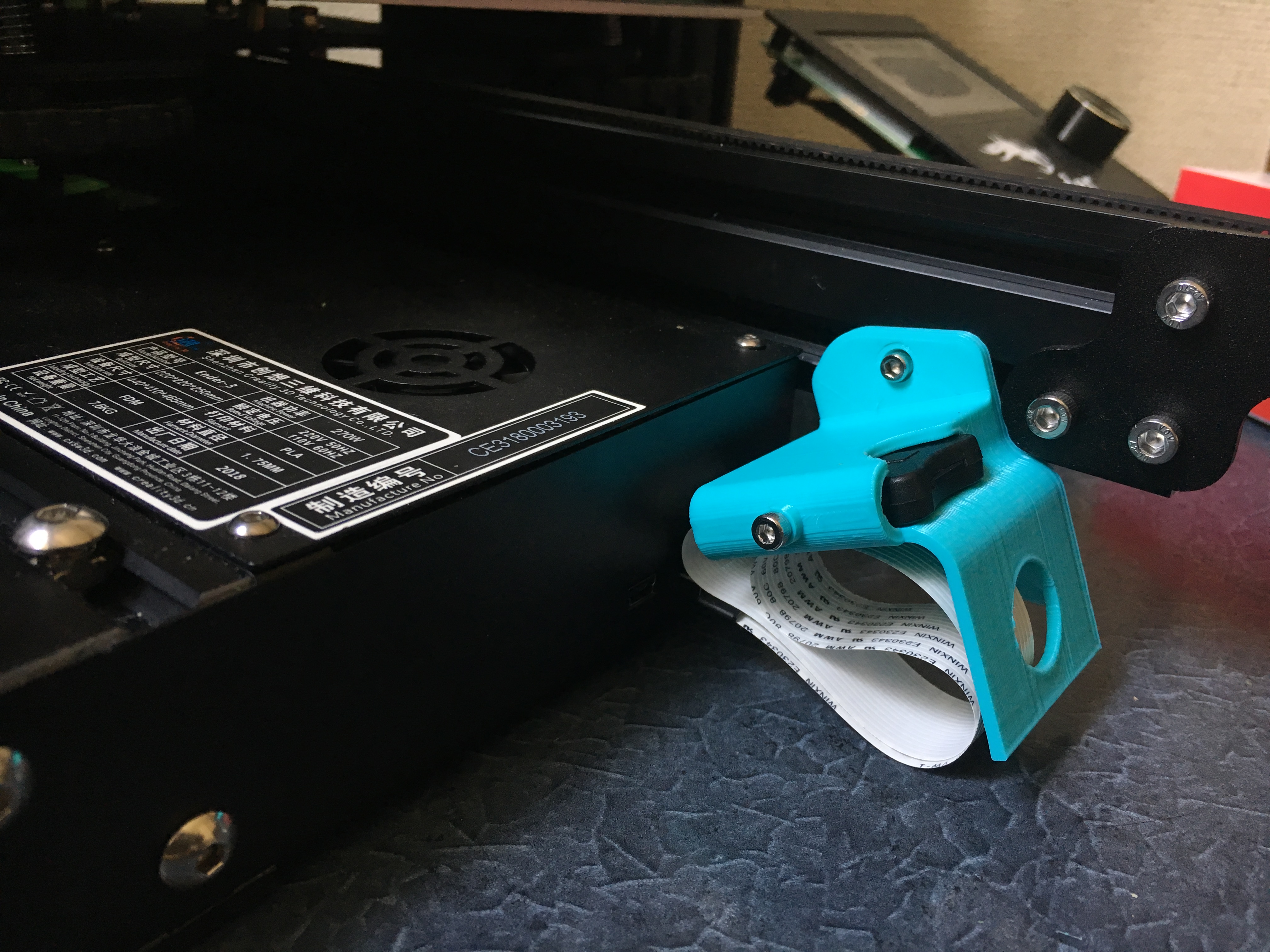Ender 3 SD Card Extension Adaptor Mount