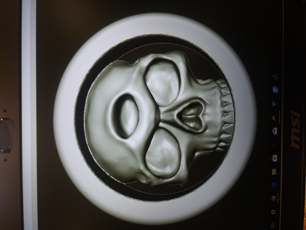 3rd eye skull ear tunnel