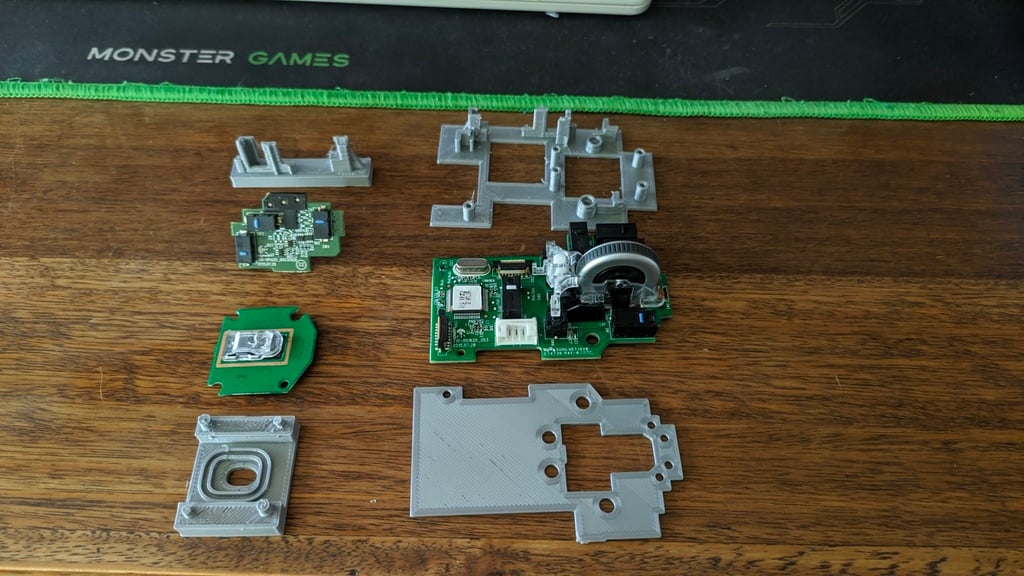 (Updated) G502 (wired) reference PCB mounts for custom shell design