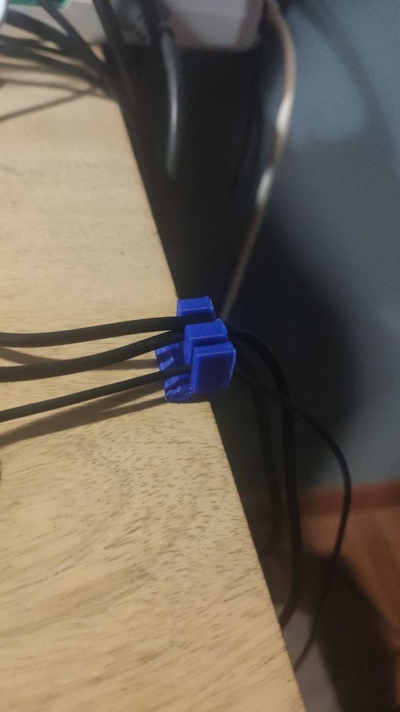 cable desk side hanger