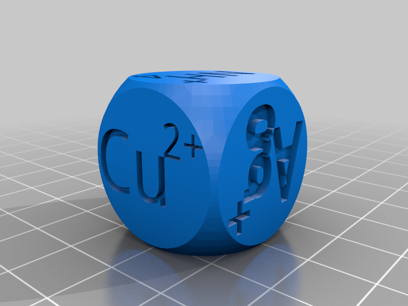 ionic dice - 3D printed