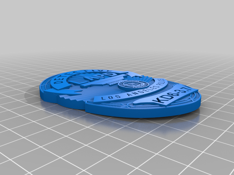Blade Runner 2049 Badge w/ Officer K Serial and Stand
