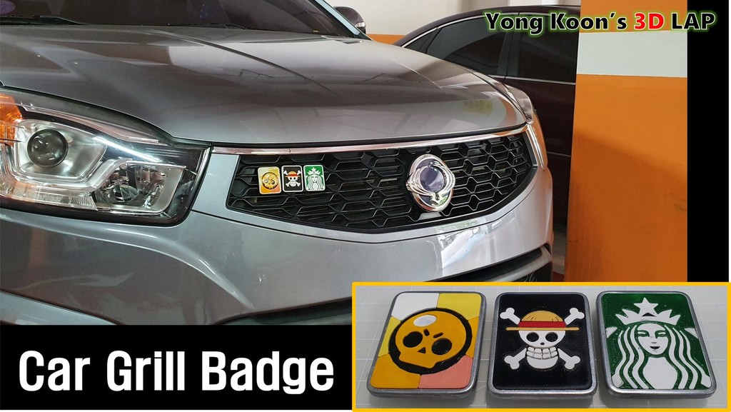 Car grill badge