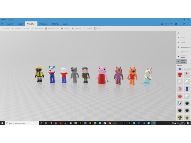 Roblox Piggy Robot Mr P Trap Car Angel Zizzy Billy Solider Piggy Doggy Foxy Bunny Clown Mousy Pandy Alien Memory Torcher Alien Zombie Weapon By Thingiverse3 Thingiverse - my roblox avatar by chewieplays thingiverse