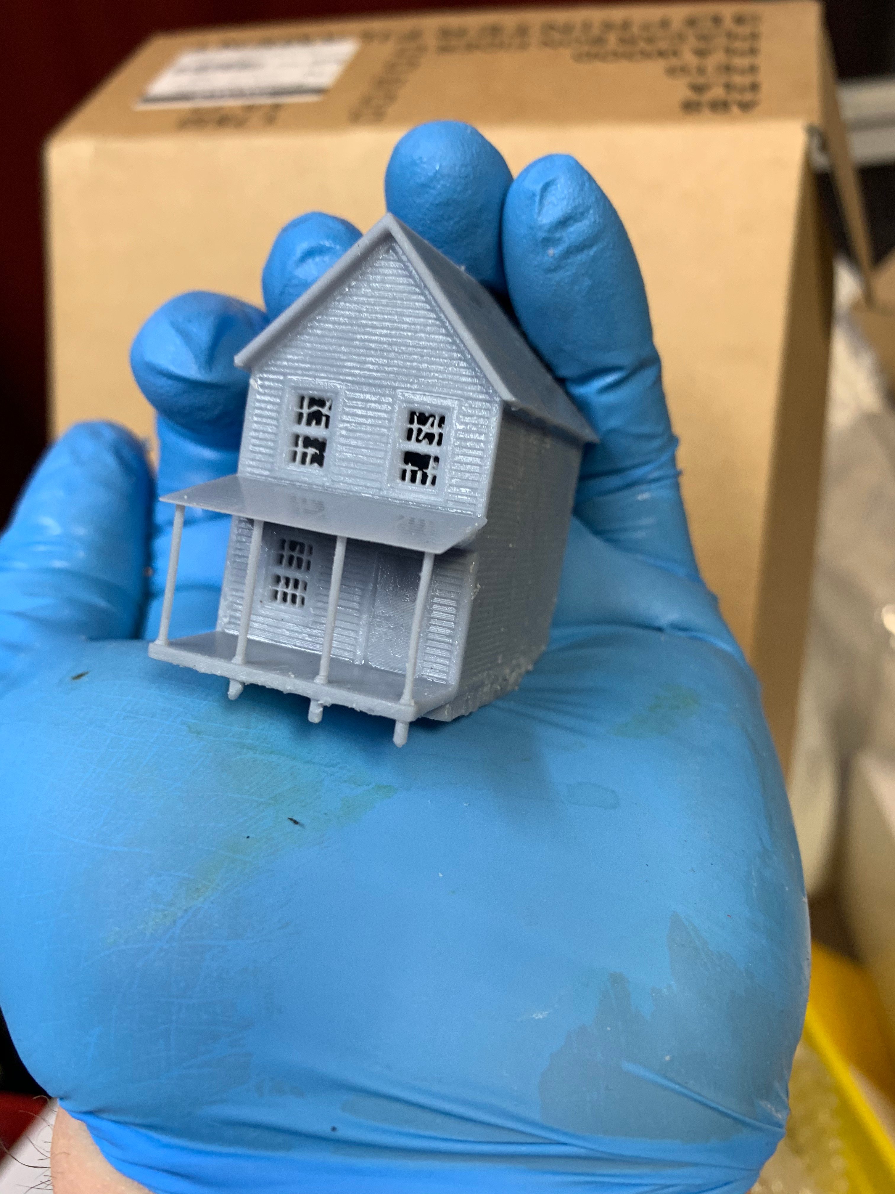 Model Railroad coal company house N scale
