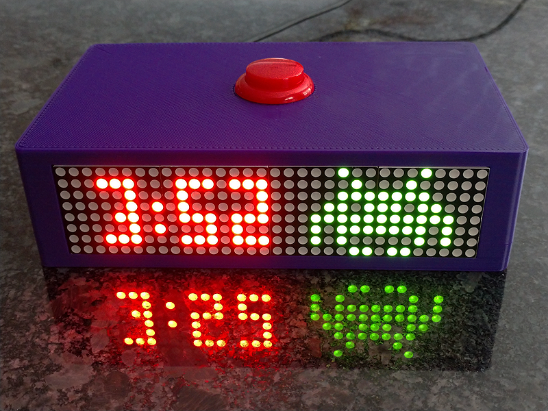 Space Invaders Clock