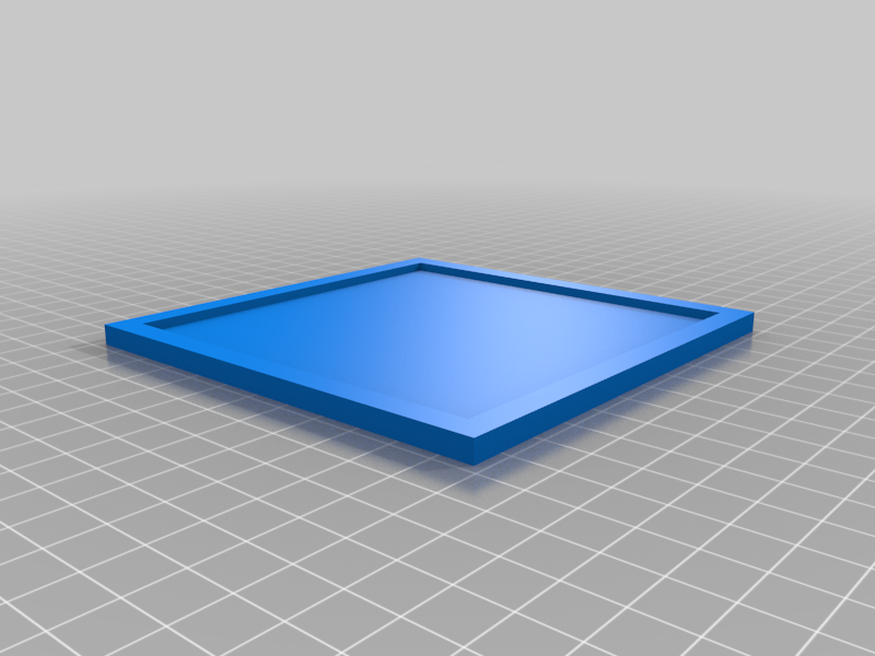 Simple square puzzle with template