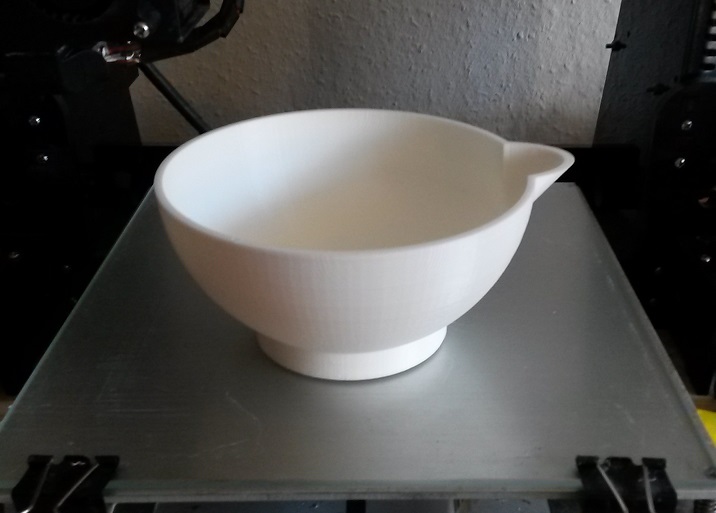 super simple mixing bowl parametric OpenSCAD