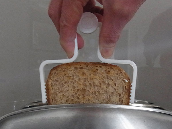 Toast Extractor... the safe and easy way to remove toast from a toaster