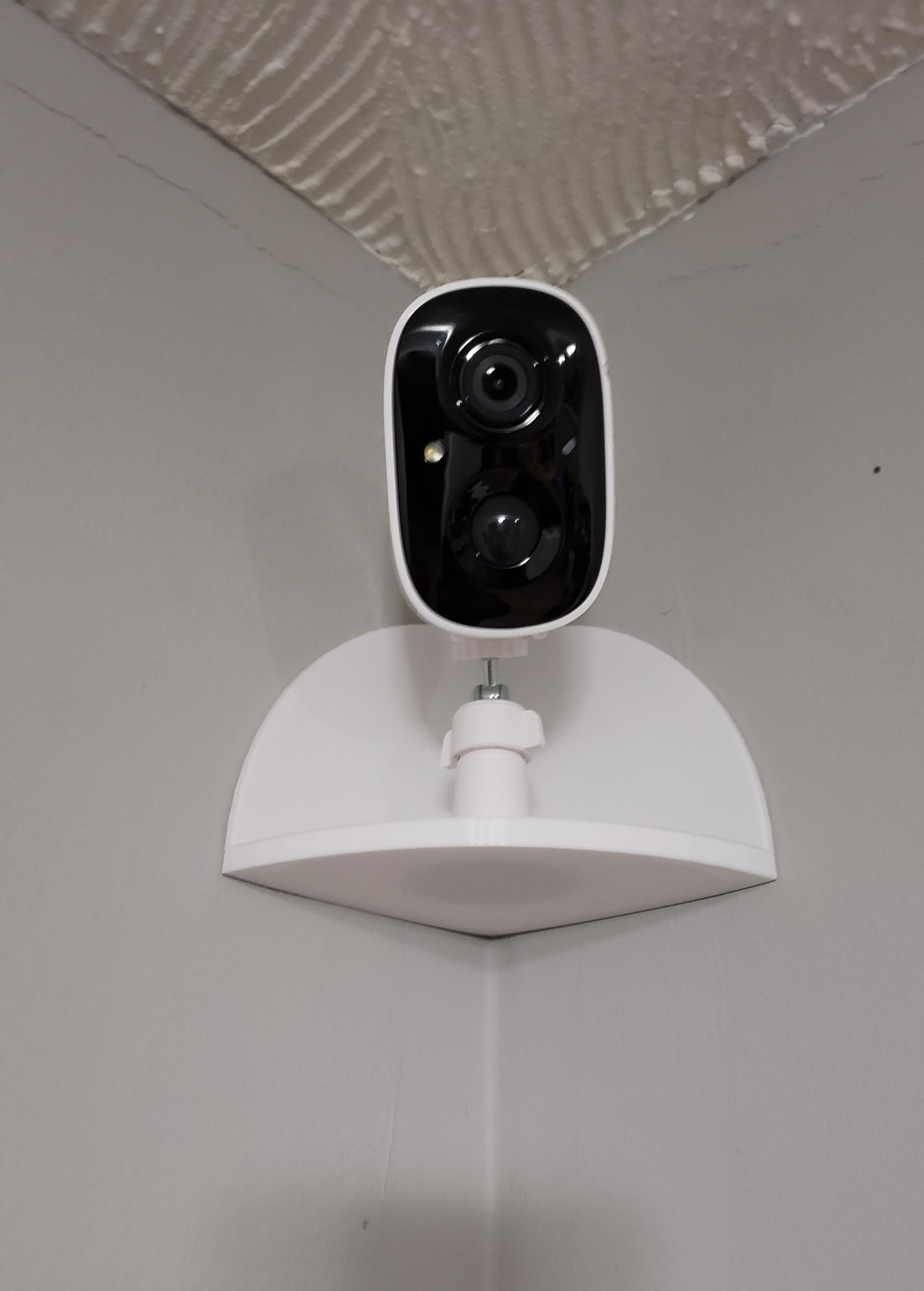 Security Camera Corner Shelf Bracket