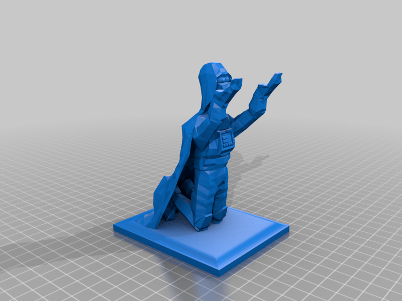 LowPoly Darth Vader Pen Holder (No Supports)