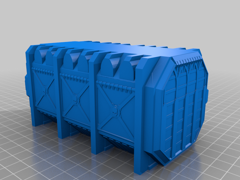 Sci-Fi Armoured Container (Vase Mode)