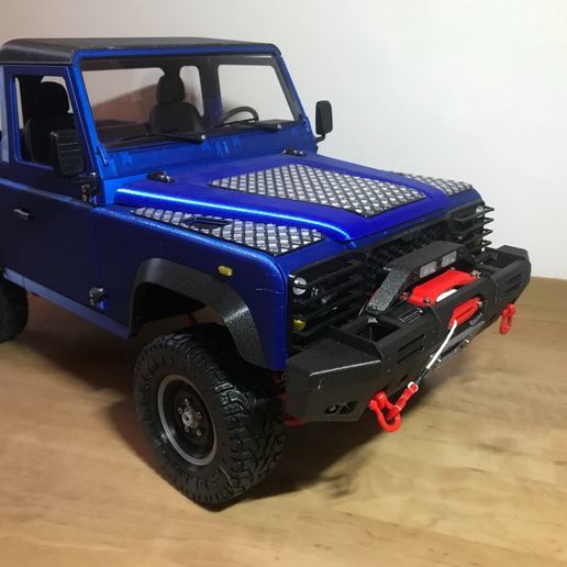 3Dsets modern fender with winch 3D printed