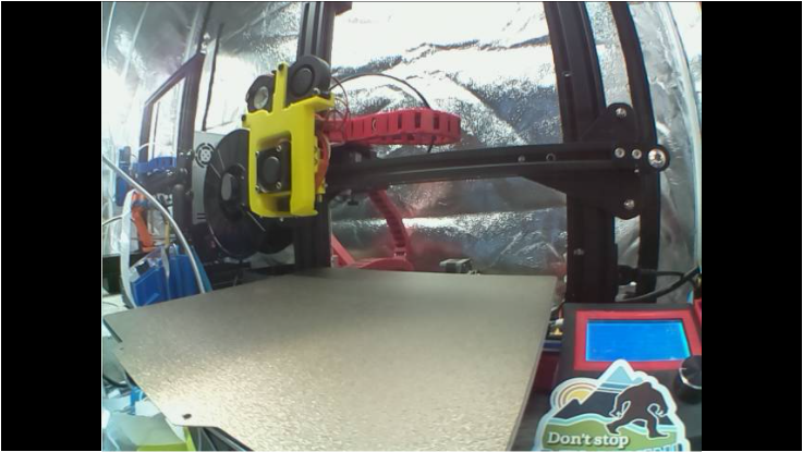 Ender 3 Pro Raspberry PI Wide Angle Camera Bed Mount