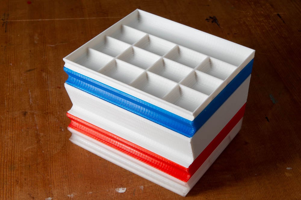 Stackable Tray for Screws / Small Parts / Storage