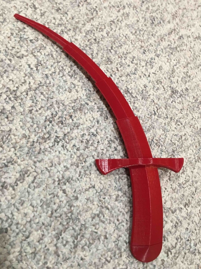 Curved Collapsing Dagger (Removable Blade)