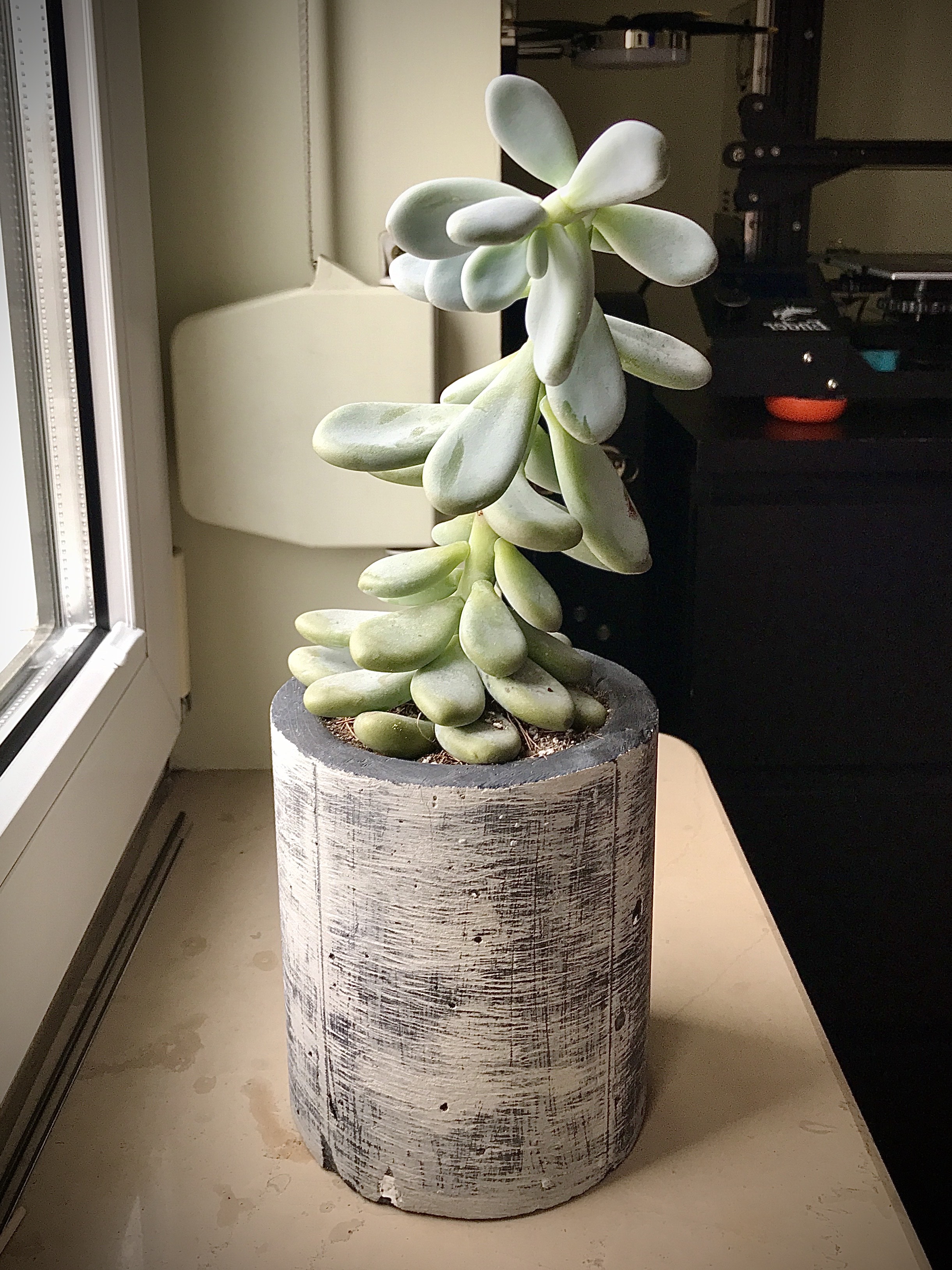 Cylindrical Planter Pot Mold for Casting