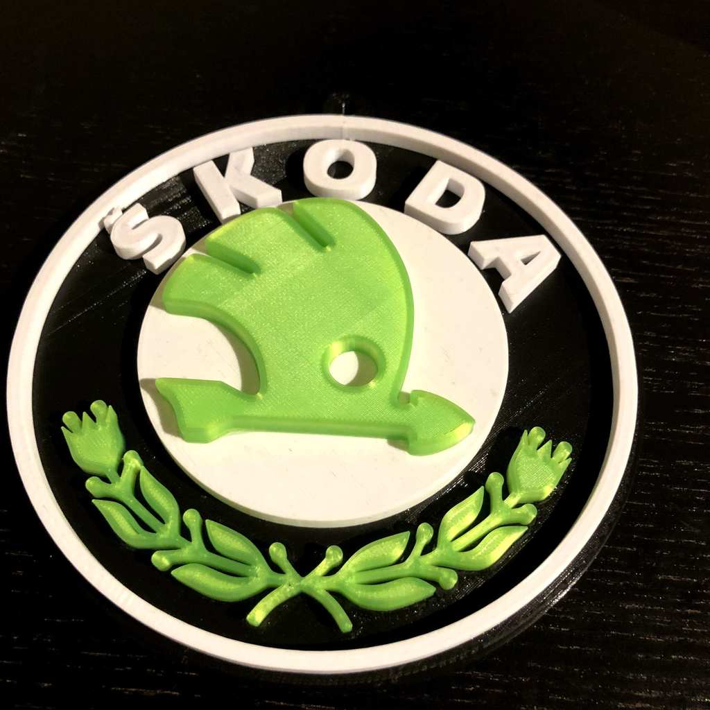 Skoda Logo (with flowers)