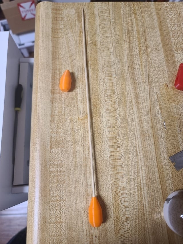 Practice Blowgun Dart Tail for Bamboo Skewers