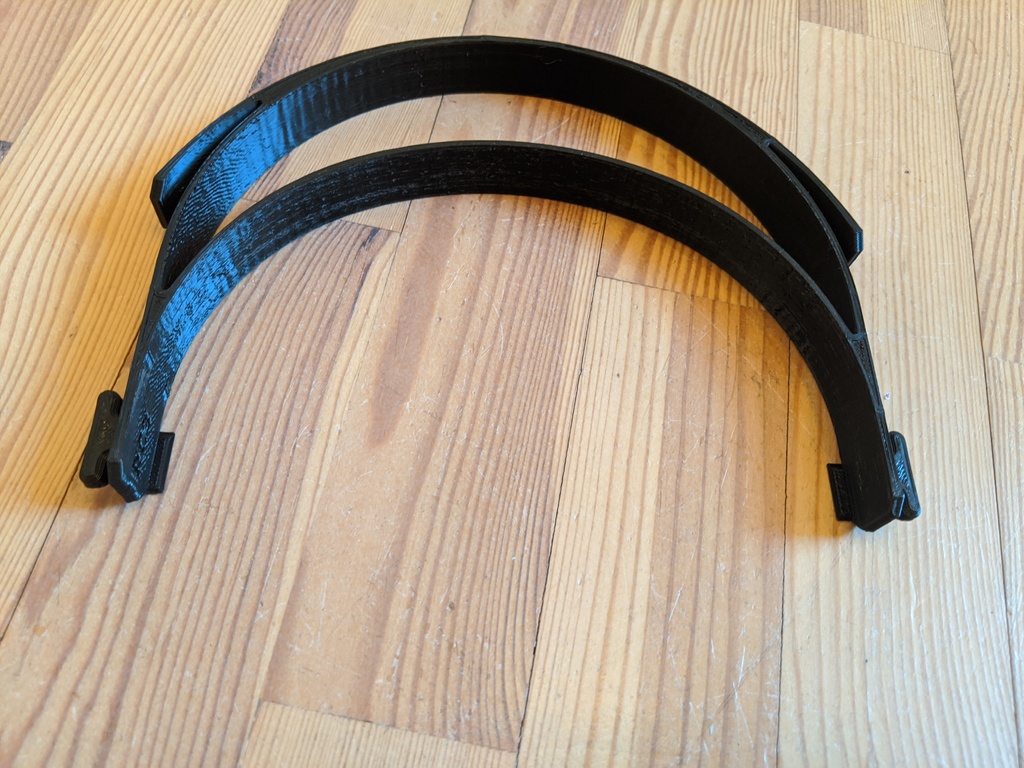 Prusa Face Shield RC3 with mini Brim on both ends