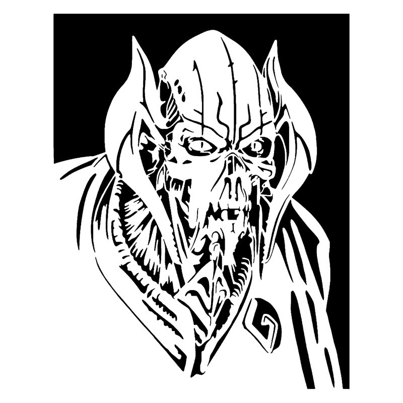 General Grievous stencil 2