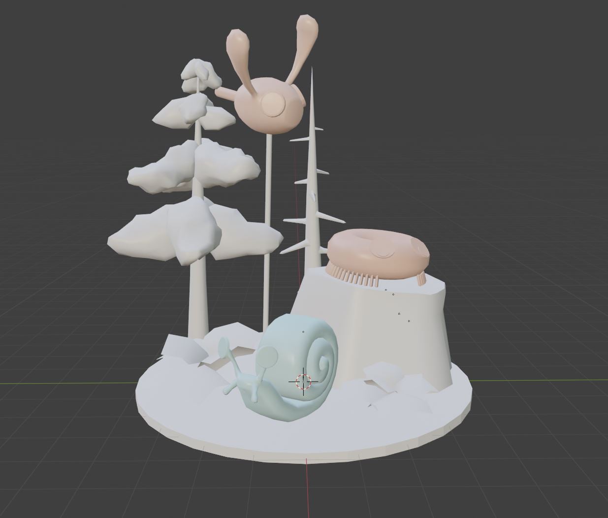 Bugsnax Hunnabee Cinnasnail Sprinklepede Figurine