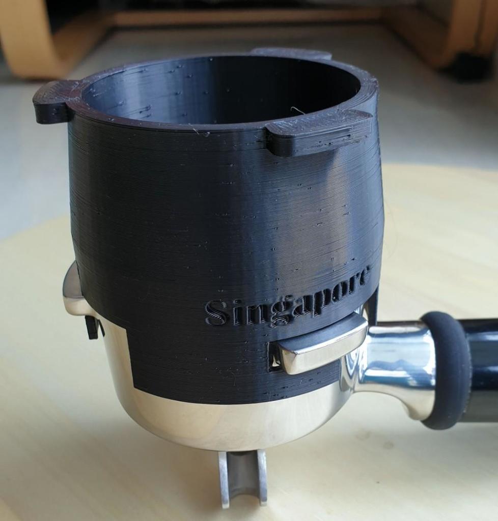 Coffee dosing funnel for 54 mm Breville Portafilter