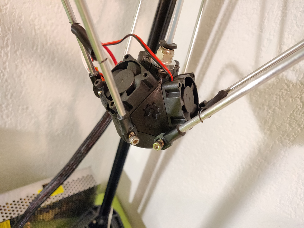 Delta Effector - E3DV6 - 42mm rods spacing (remix)