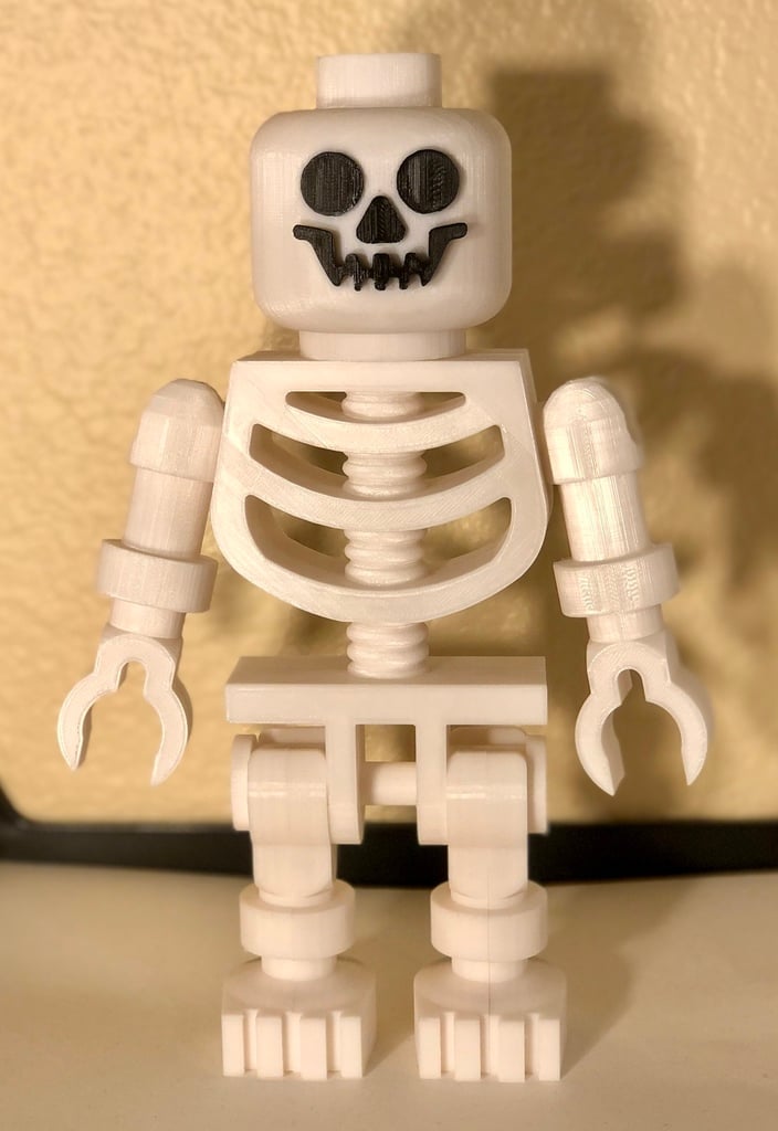 Lego Skeleton Skull with face cutout