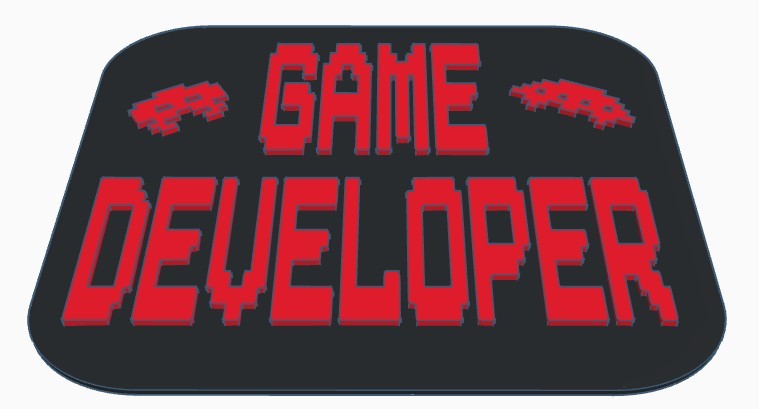 Game Developer sign