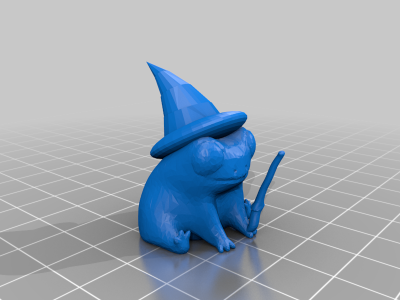 fred the wizard frog by Pogi_Ender - Thingiverse
