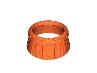 Miniatura 3 do modelo 3D Barrel stand for one piece devil fruit