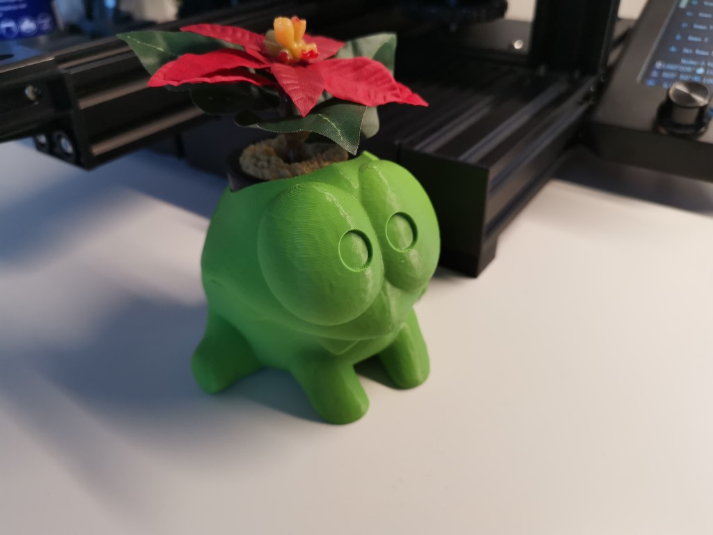 Om Nom flower pot