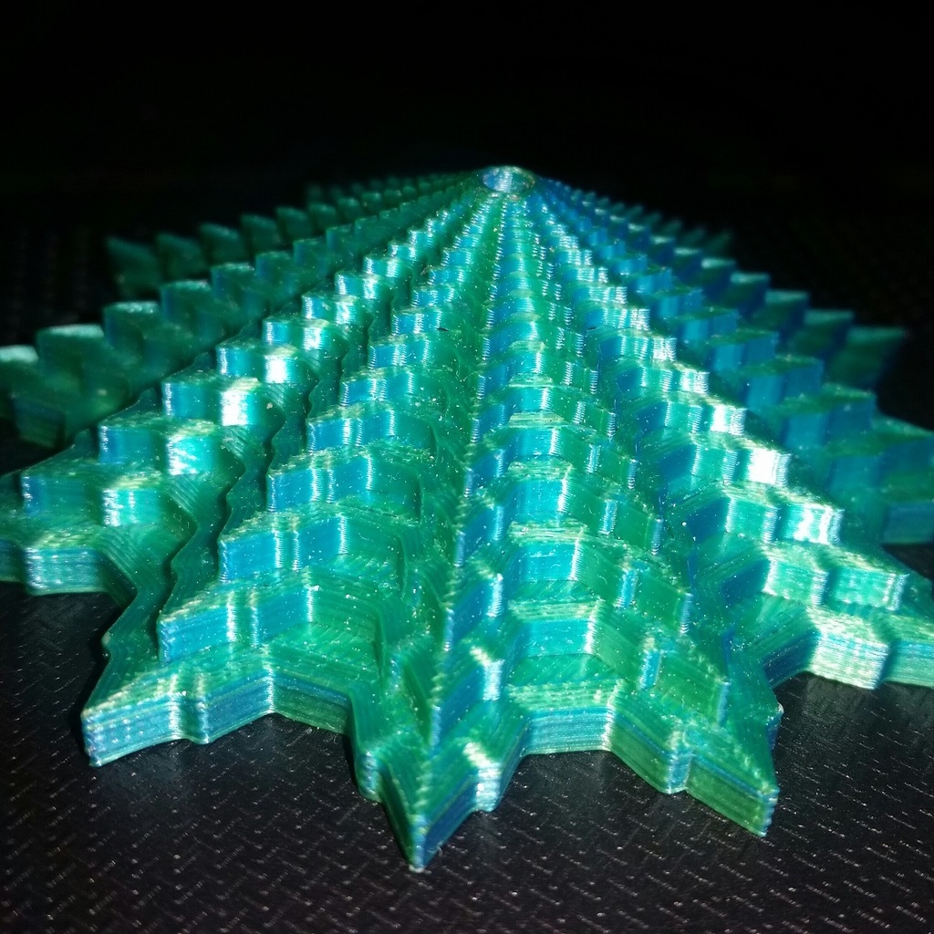 Bicolor Filament Calibration Test Print quantum bi-color ufo