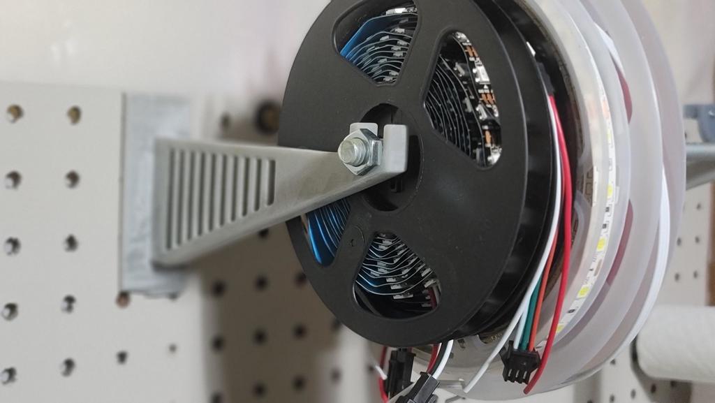 Pegboard Wire/LED Spool Holder