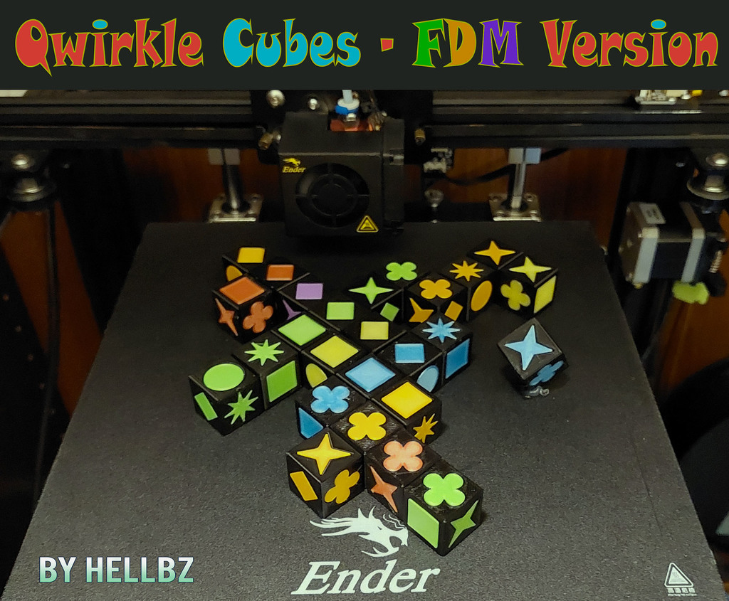 Qwirkle Cubes - FDM Version
