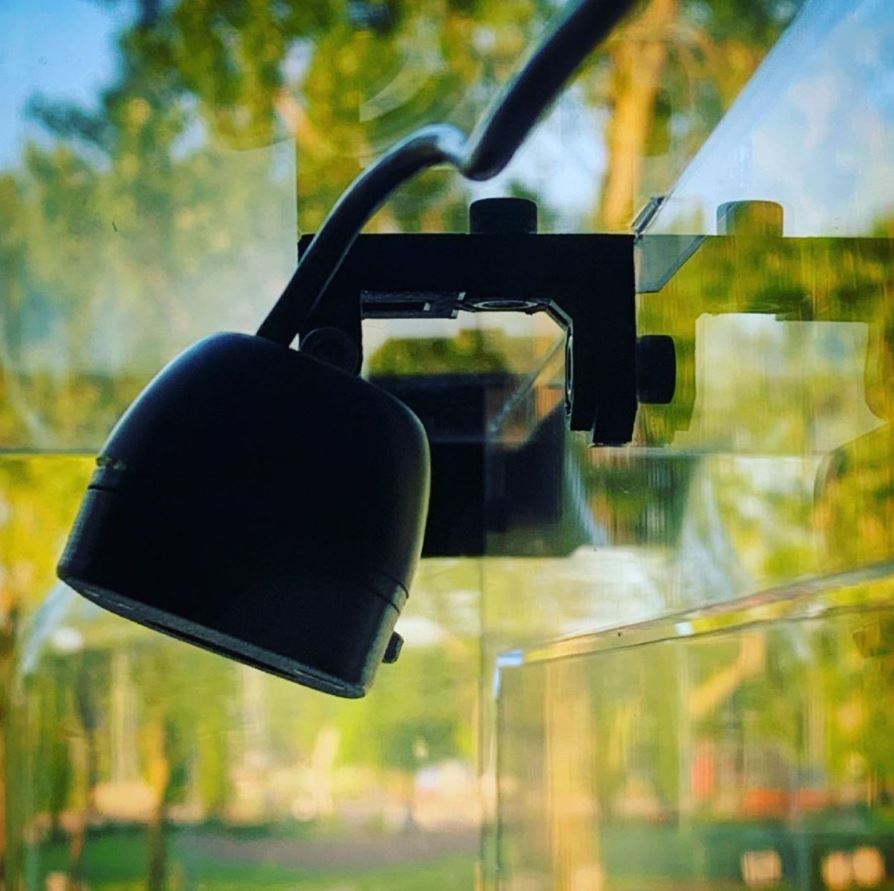 Camera mount for Logitech C270 in a Tukkari TS enclosure