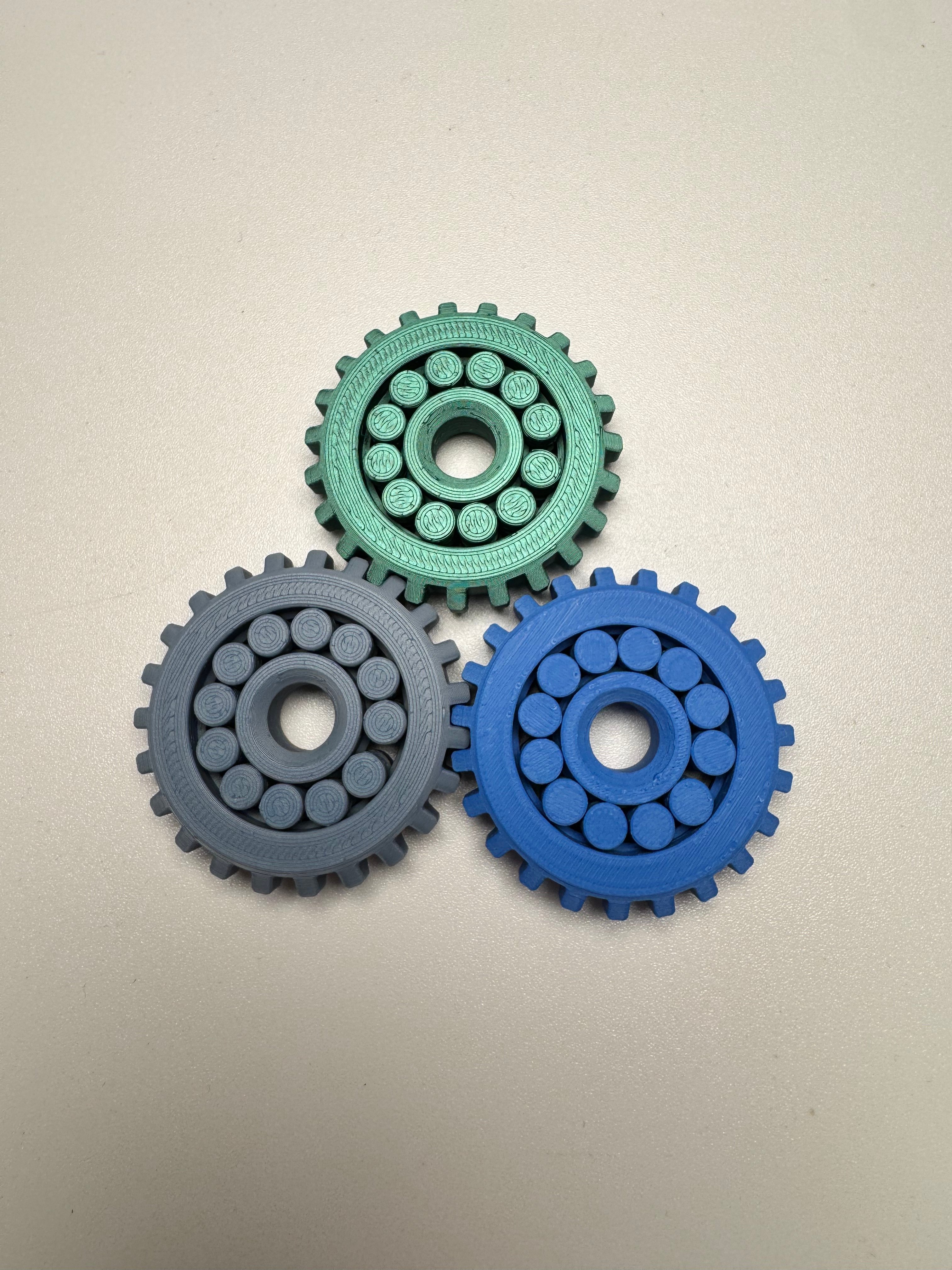 Roller Bearing Fidget Spinner | No Support | Print in Place