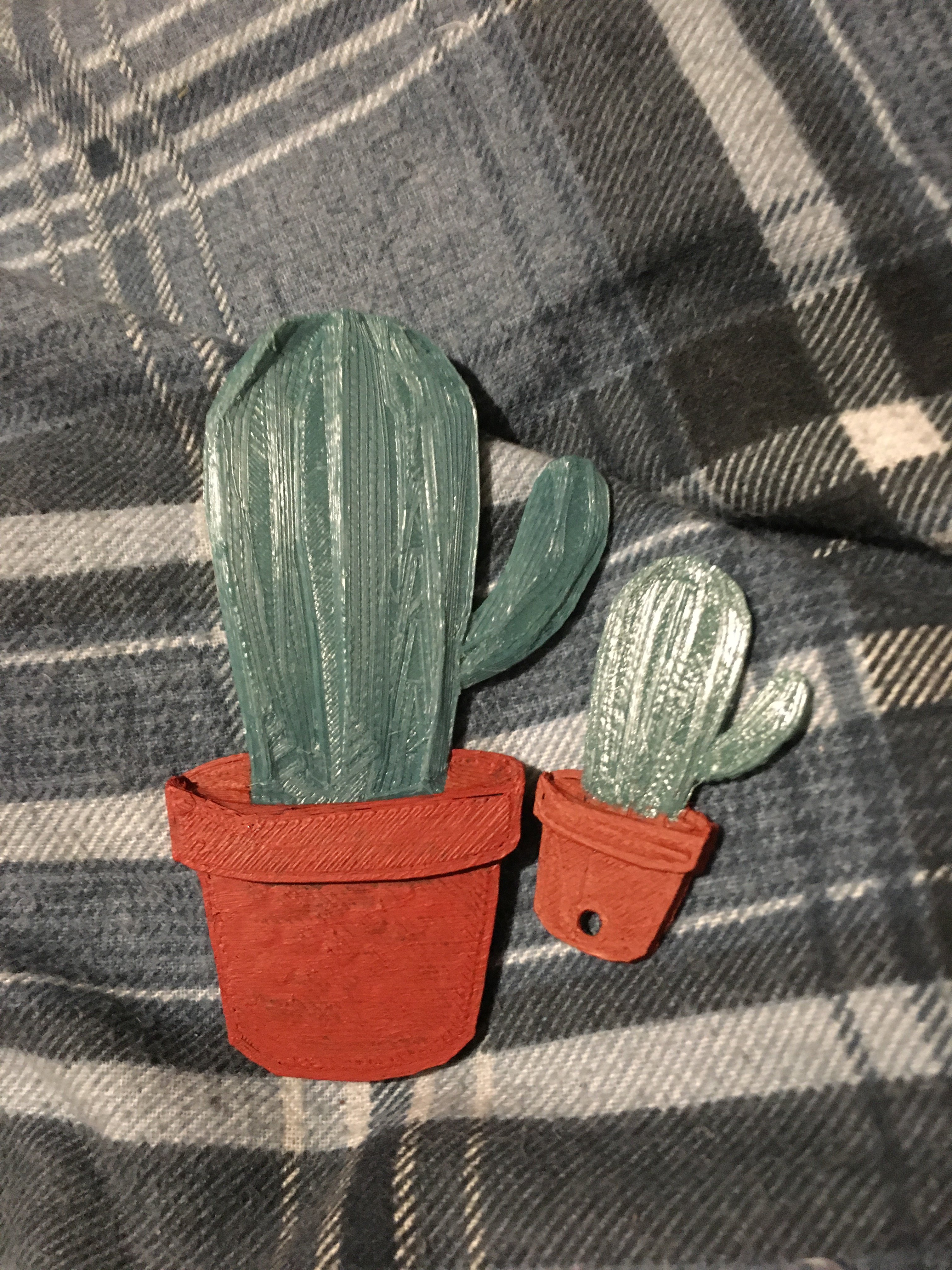 Cactus keyring