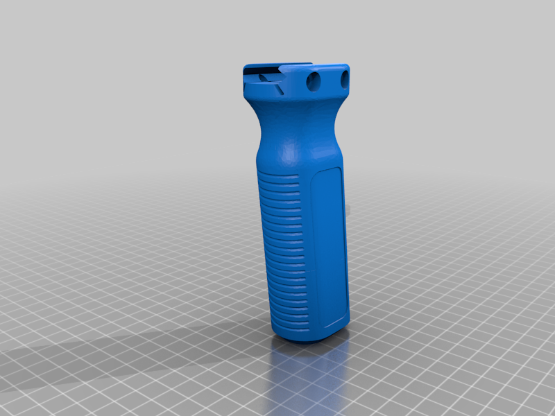 Pitched Vertical foregrip (longer)